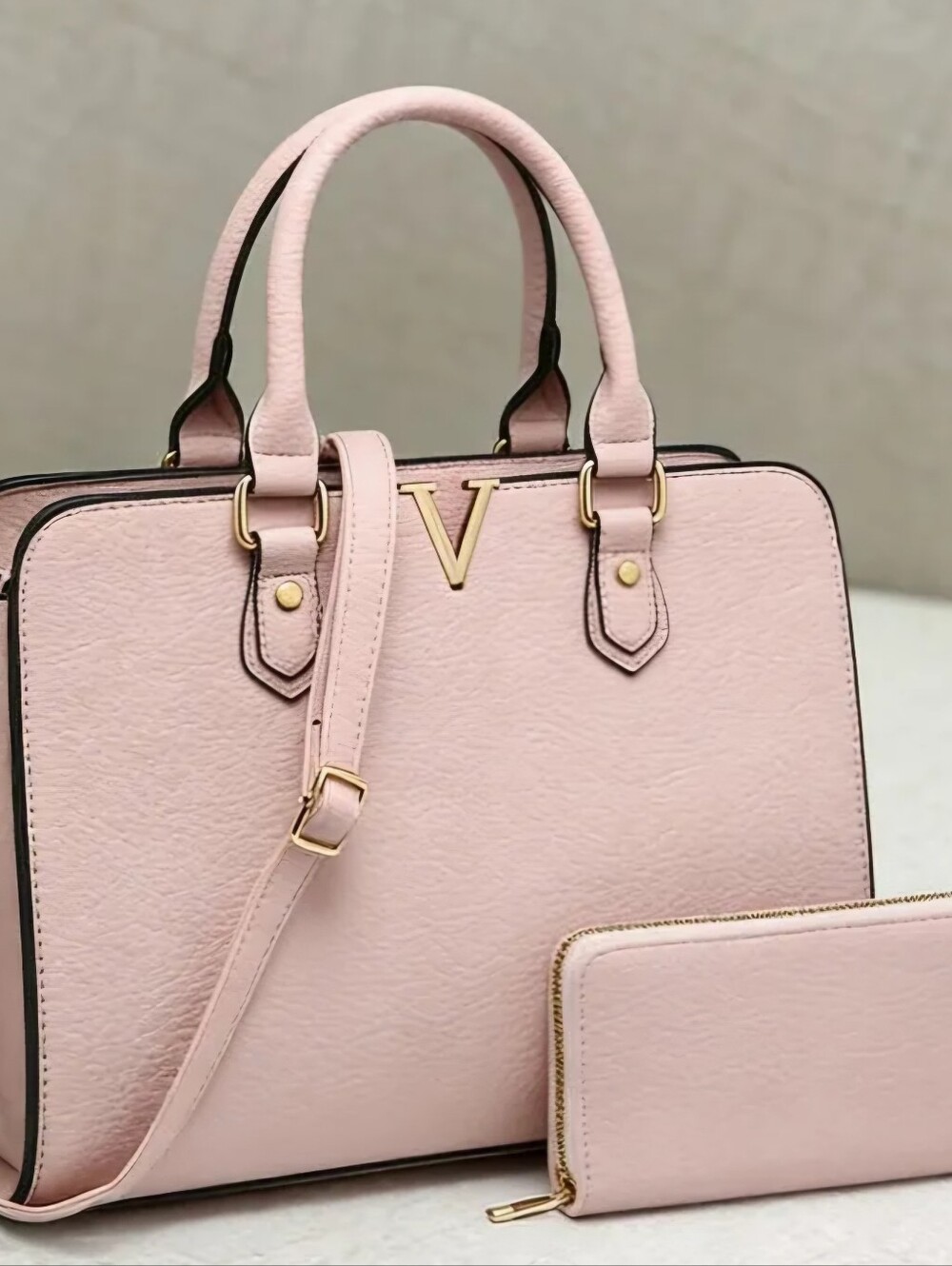 NWT 2-Piece Satchel Handbag and Wallet Set